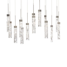 Load image into Gallery viewer, Minx LED Linear Multi Pendant Light in Antique Nickel (14-Light).
