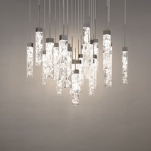 Load image into Gallery viewer, Minx Square LED Multi Pendant Light in Detail.
