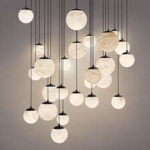 Load image into Gallery viewer, Pisces Square LED Pendant Light in Detail.

