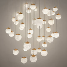 Load image into Gallery viewer, Pisces Square LED Pendant Light in Detail.
