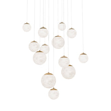 Load image into Gallery viewer, Pisces Square LED Pendant Light in Detail.
