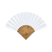 Load image into Gallery viewer, Sensu LED Wall Light in Aged Brass.
