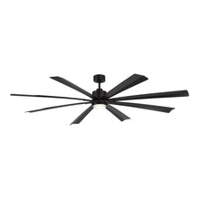 Load image into Gallery viewer, Size Matters Outdoor Ceiling Fan in Matte Black (84-Inch/Light Kit Included).
