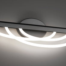Load image into Gallery viewer, Swoop LED Bath Vanity Light in Detail.
