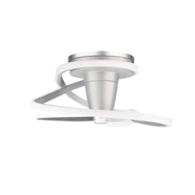 Load image into Gallery viewer, Veloce Outdoor LED Flush Mount Ceiling Fan in Detail.
