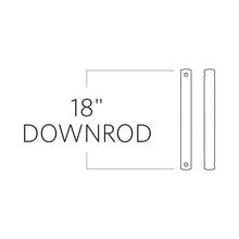 Load image into Gallery viewer, 18-Inch Downrod - line drawing.
