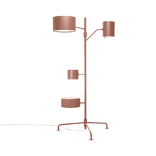 Load image into Gallery viewer, Statistocrat LED Floor Lamp in Beige Red.
