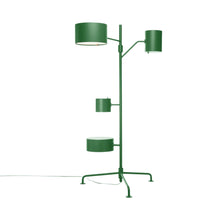 Load image into Gallery viewer, Statistocrat LED Floor Lamp in Grass Green.

