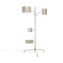 Load image into Gallery viewer, Statistocrat LED Floor Lamp in Oyster White.
