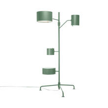 Load image into Gallery viewer, Statistocrat LED Floor Lamp in Pale Green.
