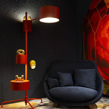 Load image into Gallery viewer, Statistocrat LED Floor Lamp in living room.
