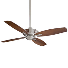 Load image into Gallery viewer, New Era Ceiling Fan in Brushed Nickel/Dark Walnut
