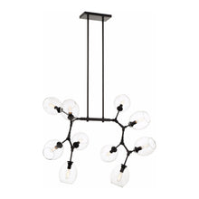 Load image into Gallery viewer, Nexpo Linear Pendant Light in Coal (10-Light).
