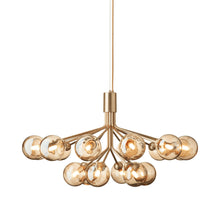 Load image into Gallery viewer, Apiales Chandelier in Brushed Brass/Gold (18-Light).

