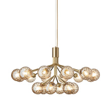Load image into Gallery viewer, Apiales Chandelier in Brushed Brass/Optic Gold (18-Light).

