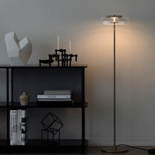 Load image into Gallery viewer, Blossi LED Floor Lamp in living room.
