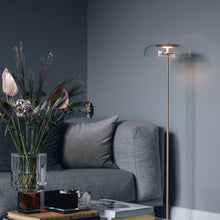 Load image into Gallery viewer, Blossi LED Floor Lamp in living room.
