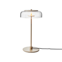 Load image into Gallery viewer, Blossi LED Table Lamp in Nodric Gold/Clear (Medium).
