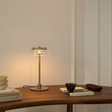 Load image into Gallery viewer, Blossi LED Table Lamp in living room.
