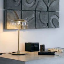 Load image into Gallery viewer, Blossi LED Table Lamp in living room.
