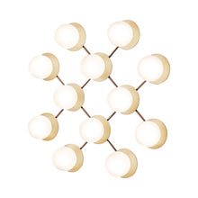 Load image into Gallery viewer, Liila Ceiling / Wall Light in Opal White (12-Light).
