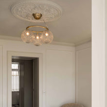 Load image into Gallery viewer, Miira Circular Chandelier in living room.
