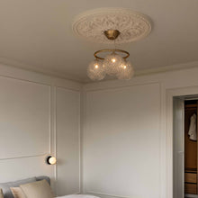 Load image into Gallery viewer, Miira Circular Chandelier in bedroom.
