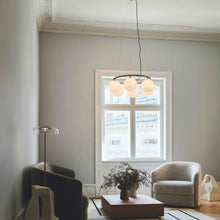Load image into Gallery viewer, Miira Circular Chandelier in living room.
