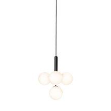 Load image into Gallery viewer, Miira Multi Pendant Light in Rock Grey/Opal White.
