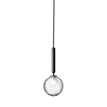 Load image into Gallery viewer, Miira Pendant Light in Rock Grey/Optic Clear (Medium).
