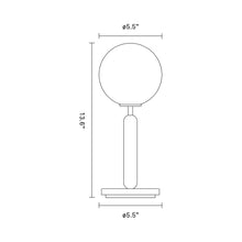 Load image into Gallery viewer, Miira Table Lamp - line drawing.

