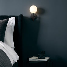 Load image into Gallery viewer, Miira Wall Light in bedroom.
