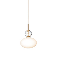 Load image into Gallery viewer, Rizzatto Pendant Light in Satin Brass (Small).
