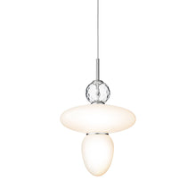 Load image into Gallery viewer, Rizzatto Pendant Light in Satin Silver (Large).
