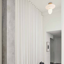 Load image into Gallery viewer, Rizzatto Semi Flush Mount Ceiling Light in living room.
