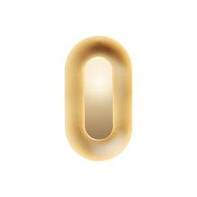 Load image into Gallery viewer, Sasi LED Wall Light in Brass (Small).
