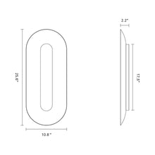 Load image into Gallery viewer, Sasi LED Wall Light - line drawing.
