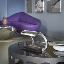 Load image into Gallery viewer, Acrilica Table Lamp in living room.
