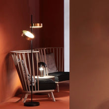 Load image into Gallery viewer, Berlin LED Floor Lamp in living room.
