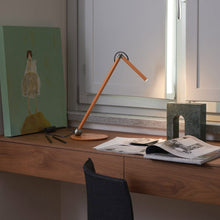 Load image into Gallery viewer, Calamaio LED Table Lamp in living room.
