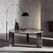 Load image into Gallery viewer, Coupe Arch Floor Lamp in living room.
