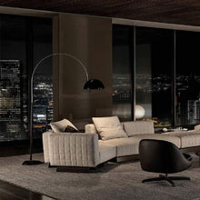Load image into Gallery viewer, Coupe Arch Floor Lamp in living room.
