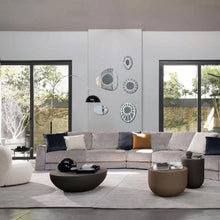 Load image into Gallery viewer, Coupe Arch Floor Lamp in living room.
