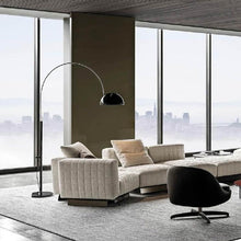 Load image into Gallery viewer, Coupe Arch Floor Lamp in living room.
