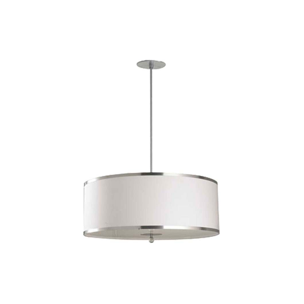824 Drum Pendant - Take Me Home in White.