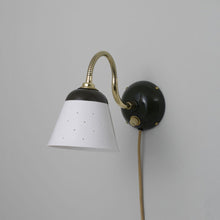Load image into Gallery viewer, Alma Plug-In Wall Light in Detail.
