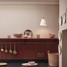 Load image into Gallery viewer, Antique Brass Pendant Light in kitchen.
