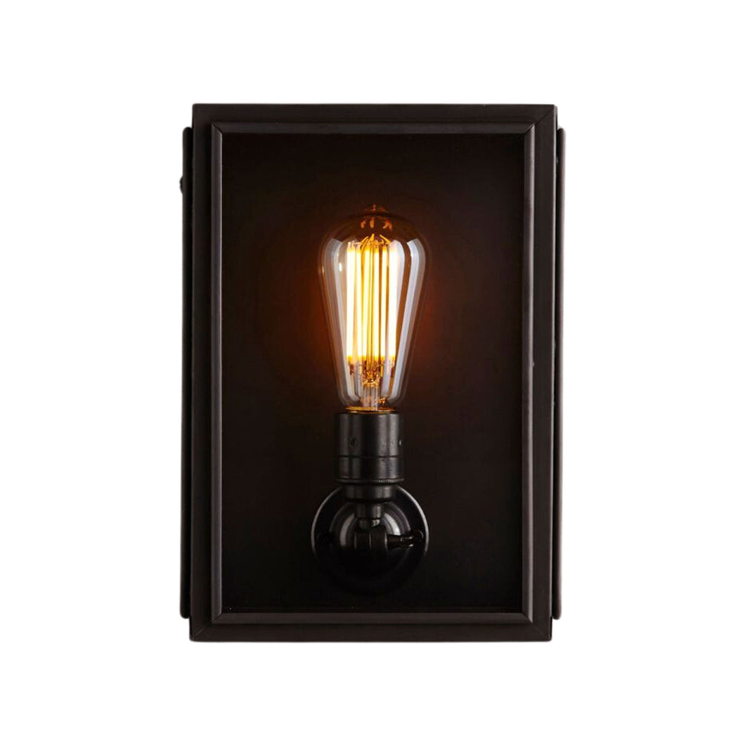 Box Wall Light (Externally Glazed/Clear Glass/Small).