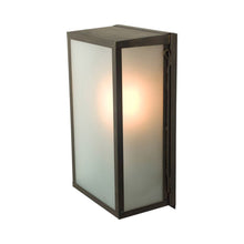 Load image into Gallery viewer, Box Wall Light (Internally Glazed/Frosted Glass/Medium).
