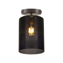 Load image into Gallery viewer, Brompton Flush Mount Ceiling Light in Weathered (Small).
